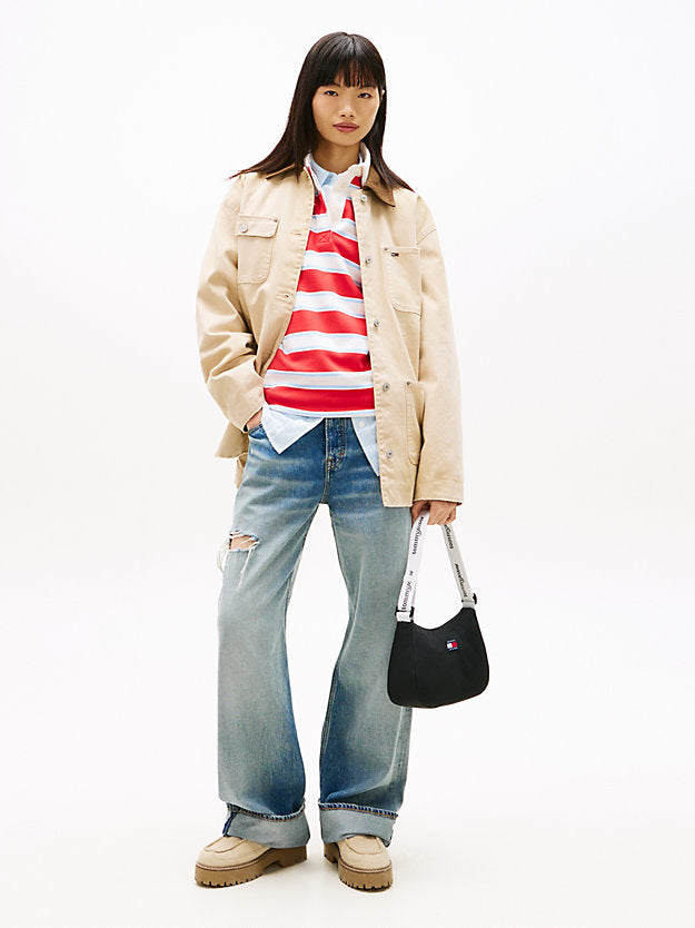 Essential Repeat Logo Shoulder Bag