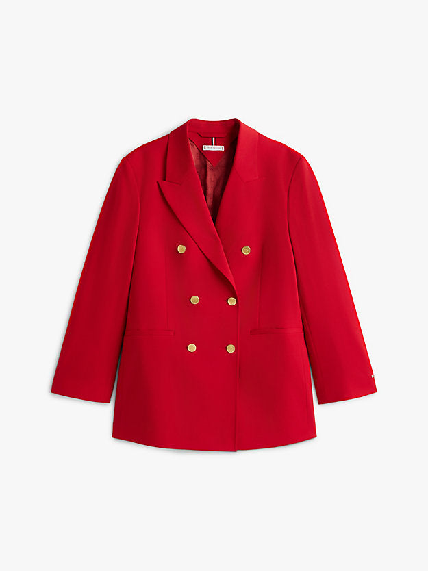 Curve Timeless Wool Blend Relaxed Blazer