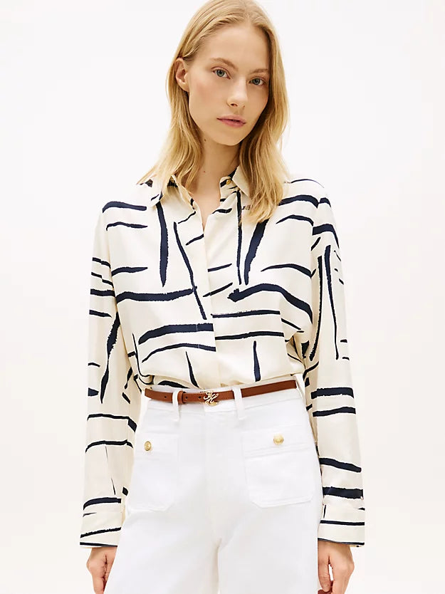 Regular Fit Gold-Tone Button Shirt