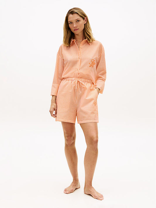 Seersucker Cover-Up Shorts