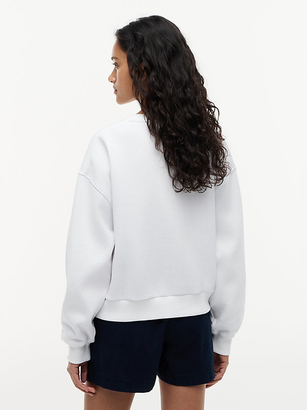 Logo Relaxed Fleece Sweatshirt