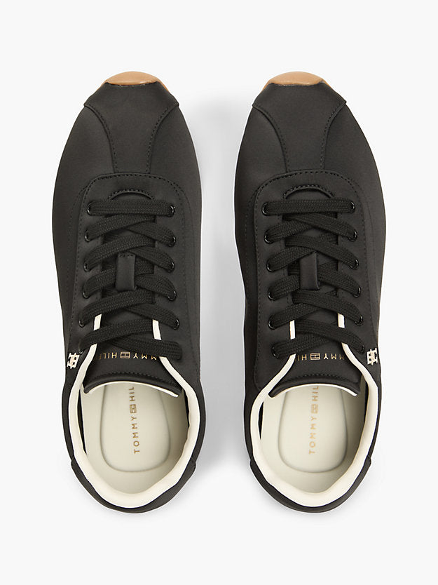 Monogram Satin Trainers