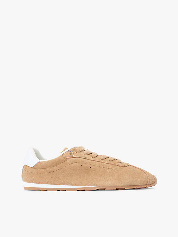 Suede Monogram Low Profile Trainers