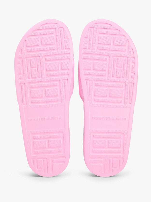 Logo Embroidery Canvas Pool Slides
