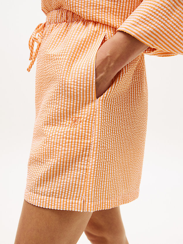 Seersucker Cover-Up Shorts