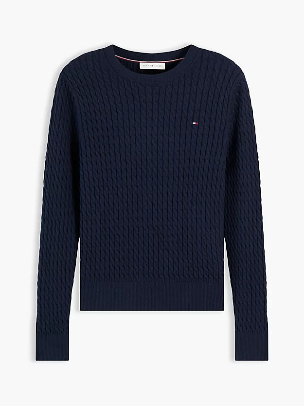 Cable Knit Crew Neck Jumper