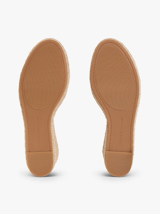 Hemp Crossover Strap Wedge Espadrilles