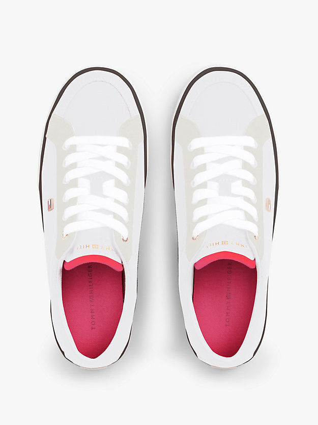 Canvas Enamel Flag Trainers