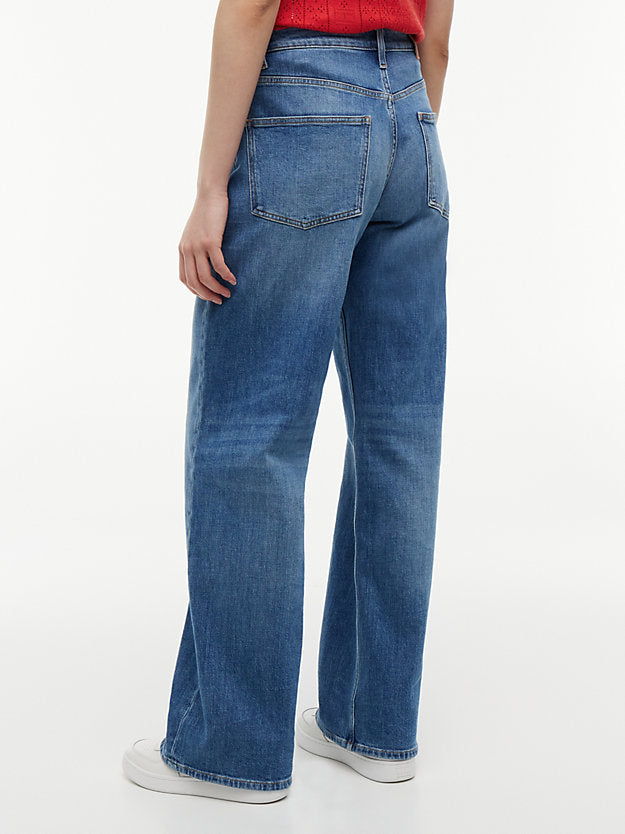 Mia Mid Rise Relaxed Straight Leg Jeans