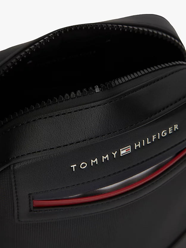 Metal Logo Crossbody Reporter Bag
