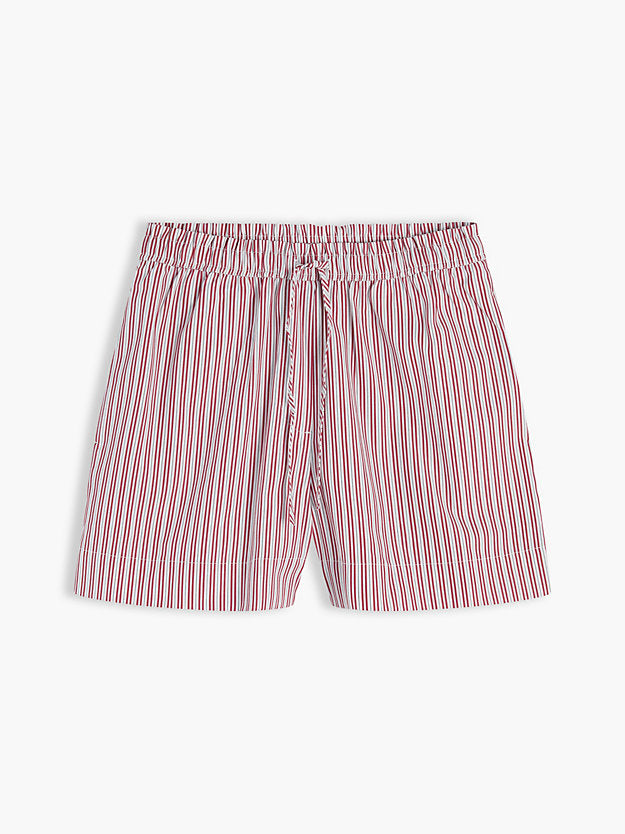 Poplin Relaxed Pull-On Shorts
