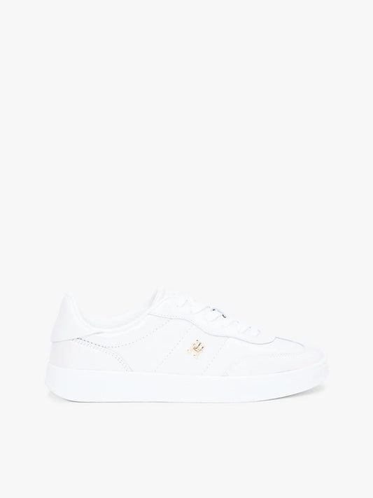 Monogram Metallic Trainers WiLeather