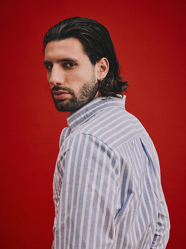 Regular Fit Stripe Oxford Shirt