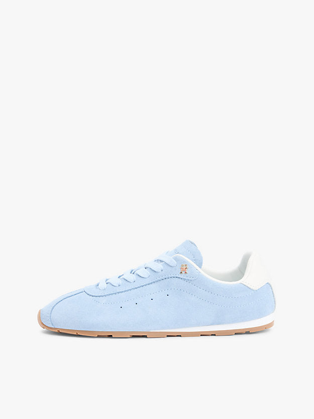 Suede Monogram Low Profile Trainers