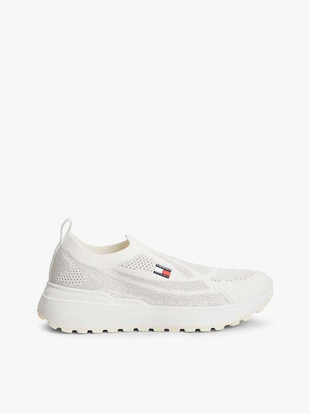 Logo Knit Cleat Slip-On Trainers