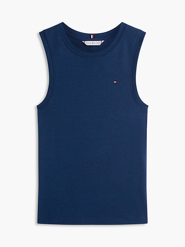 Slim Crew Neck Tank Top