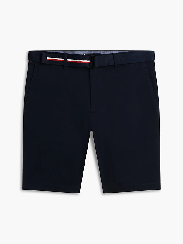Denton Straight Fit Belted Chino Shorts