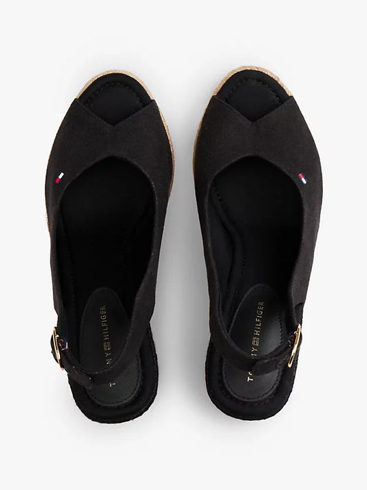Hemp Slingback Wedge Espadrilles