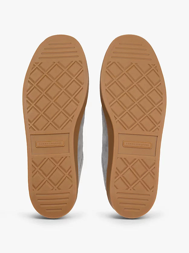 Monogram Suede Court Trainers