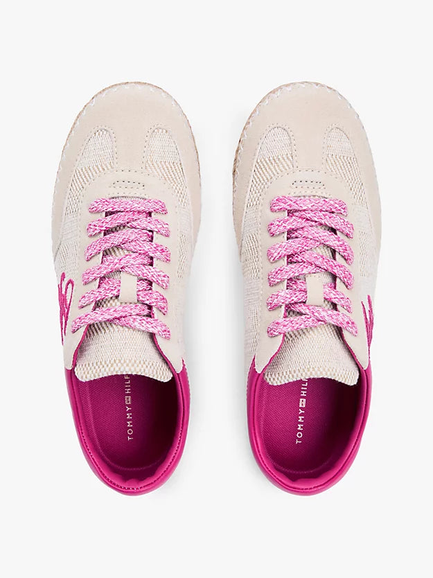 Woven Logo Embroidery Rope Trainers