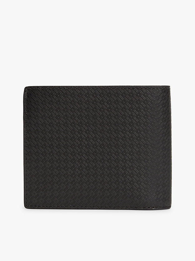 Embossed Flag Leather Card And Coin Wallet