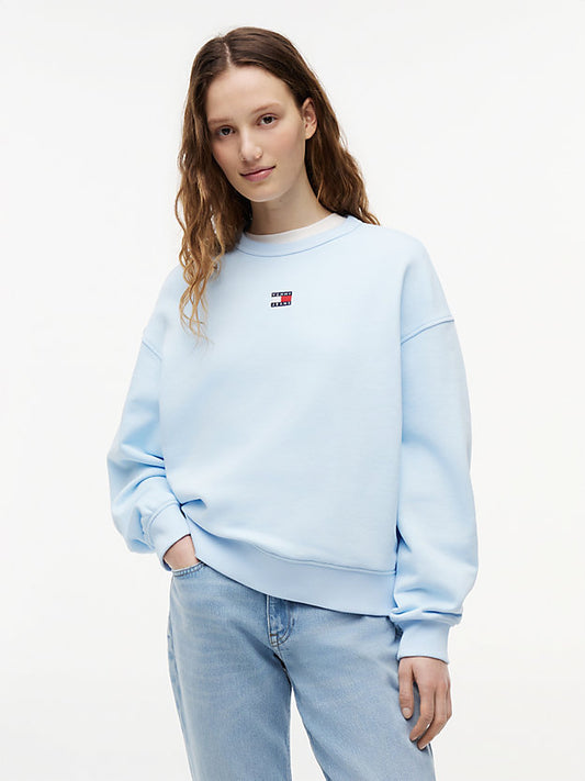 Badge Boxy Fleece Sweatshirt