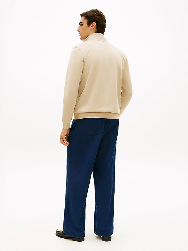Intechno Knit Flag Embroidery Zip-Thru Jumper
