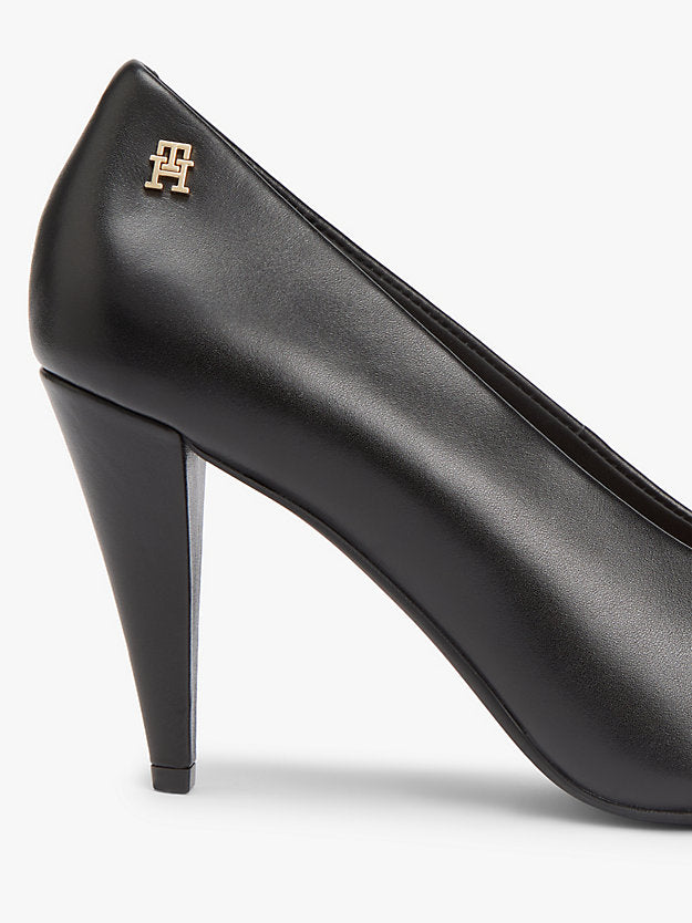 Leather Monogram High Heels