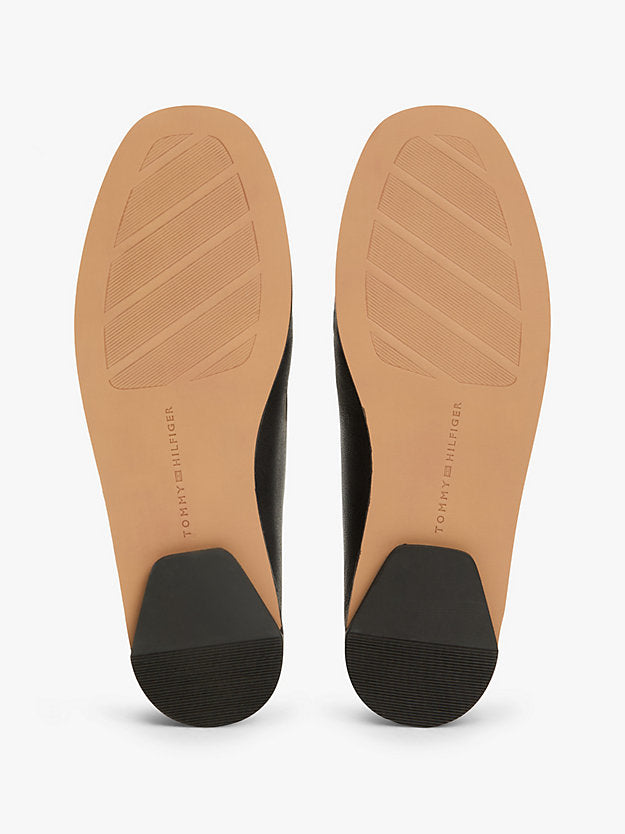 Leather Ruched Toe Loafers