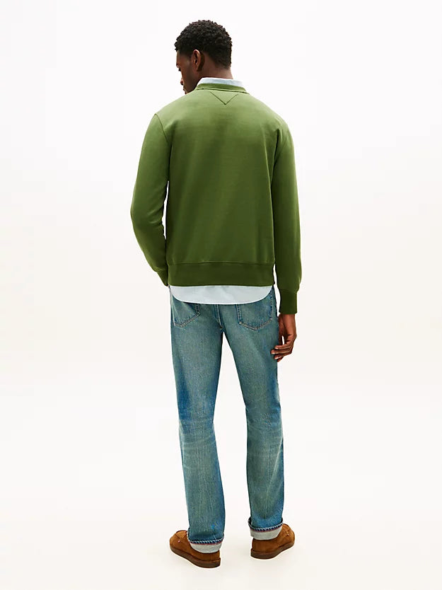 Logo Embroidery Fleece Sweatshirt