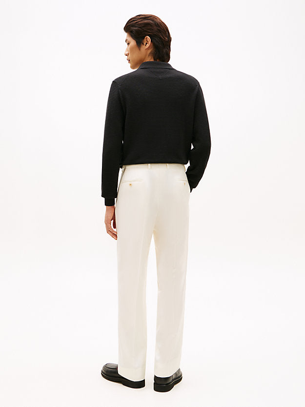 Pure Wool Twill Trousers