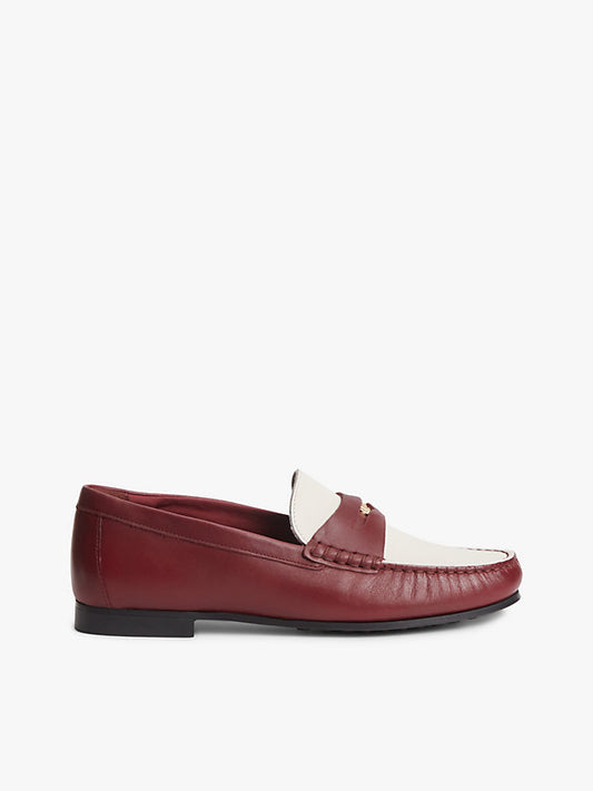 Monogram Leather Penny Loafers