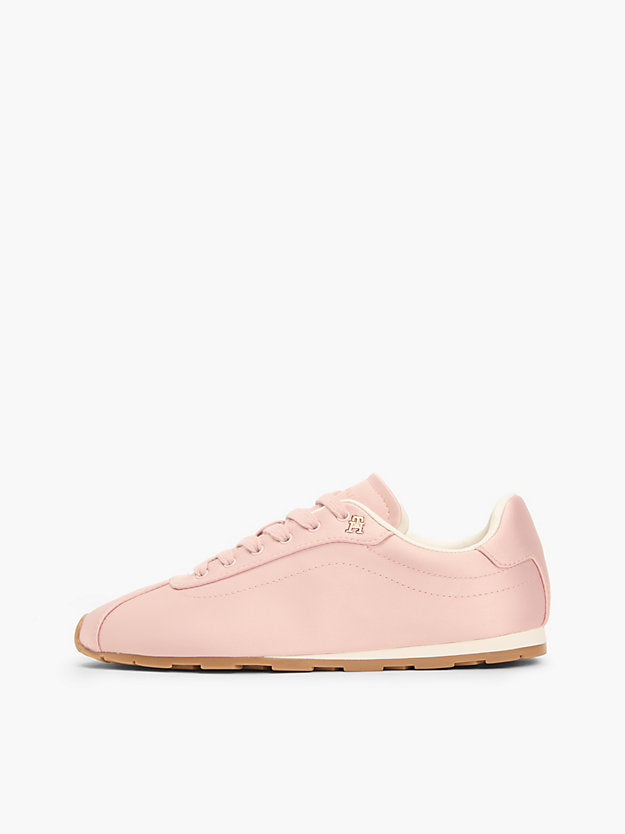 Monogram Satin Trainers