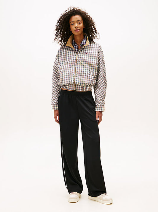 Badge Interlock Knit Relaxed Joggers