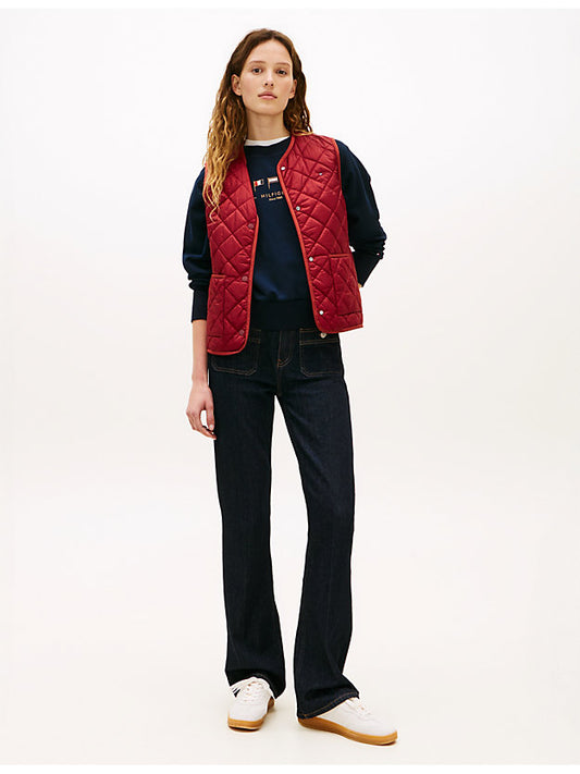 Shiny Lightweight Padded Quilted Gilet