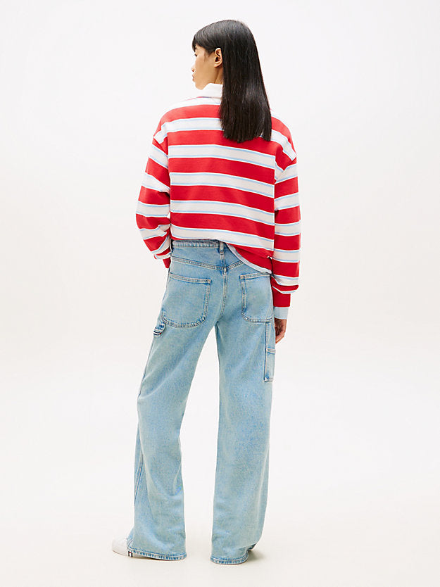 Mia Mid Rise Relaxed Straight Leg Carpenter Jeans