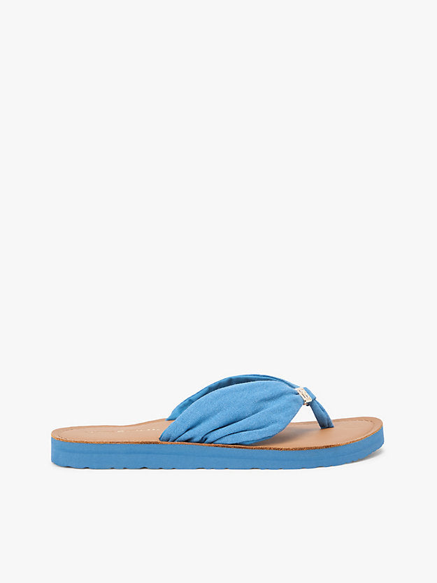 Monogram Plaque Hemp Flip-Flops