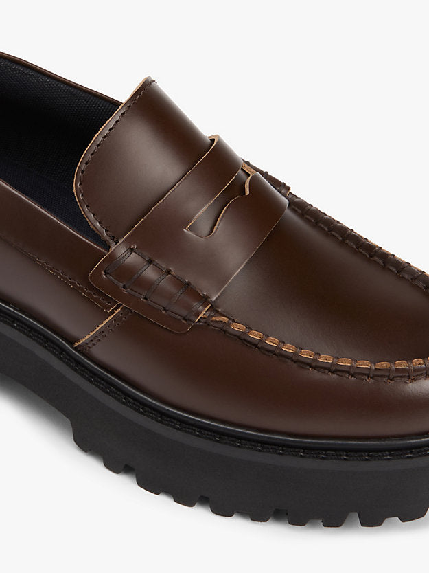 Archive Leather Chunky Cleat Loafers