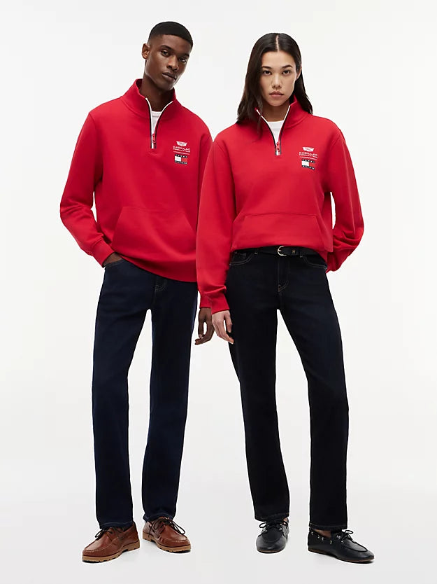1 Team Back Graphic Half-Zip Sweatshirt