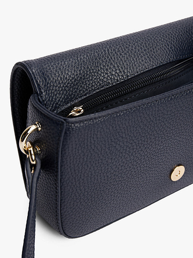 Emblem Flap Crossbody Bag