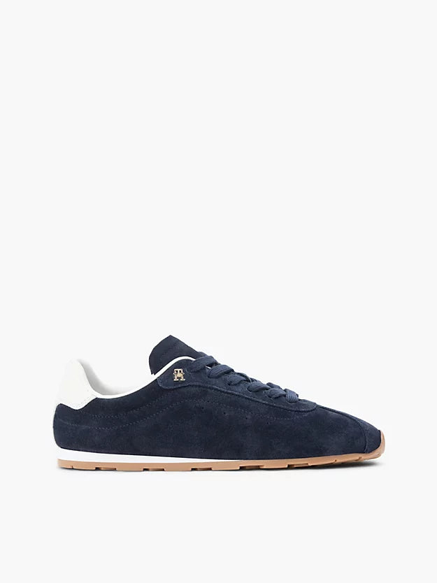 Suede Monogram Low Profile Trainers