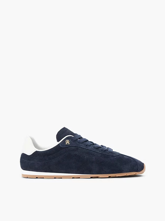 Suede Monogram Low Profile Trainers
