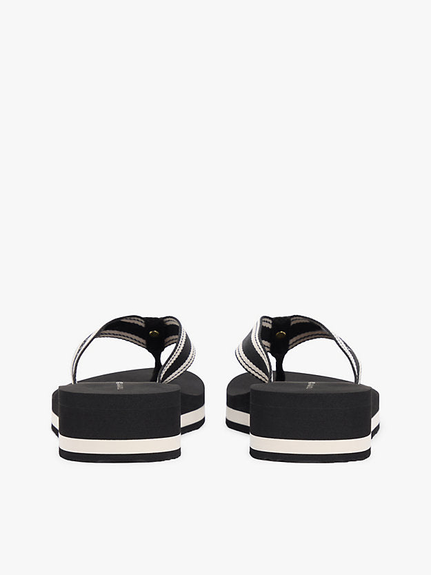 Webbing Strap Signature Wedge Flip-Flops