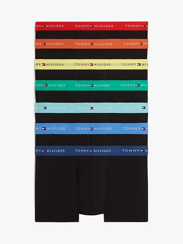 7-Pack Signature Repeat Logo Waistband Trunks
