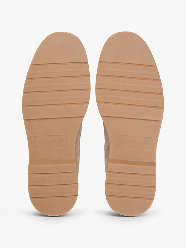 Monogram Suede Moc Toe Loafers