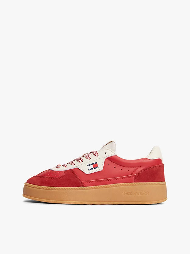 The Greenwich Leather Chunky Cupsole Trainers
