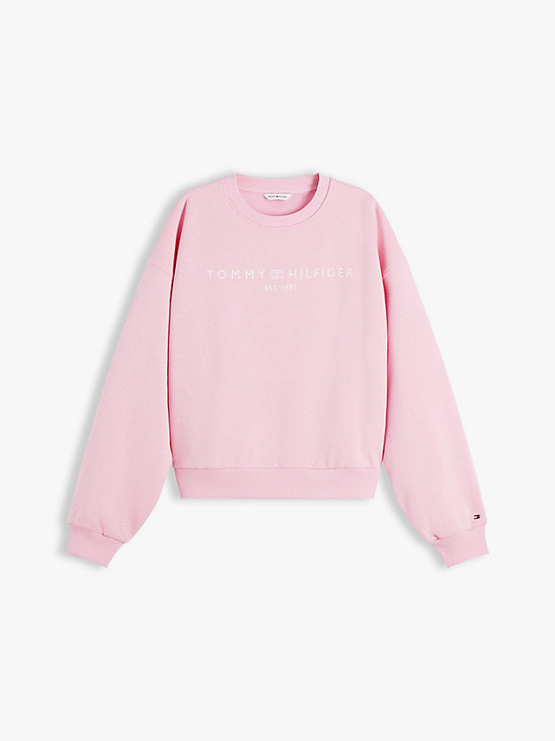 Logo Relaxed Fleece Sweatshirt