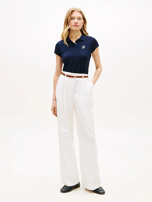 1985 Slim Fit Logo Embroidery Polo Shirt