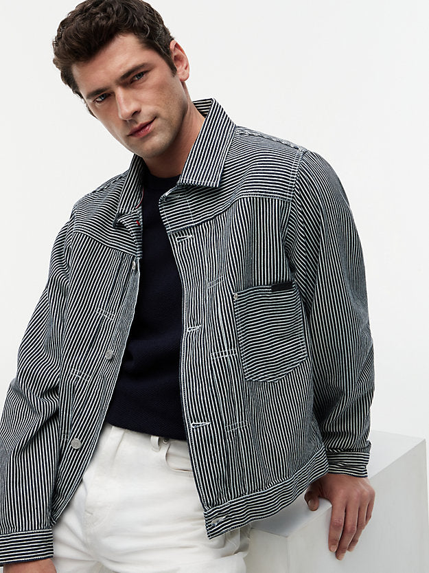 Stripe Denim Jacket