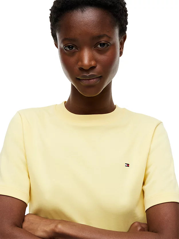 Boxy Interlock Knit T-Shirt